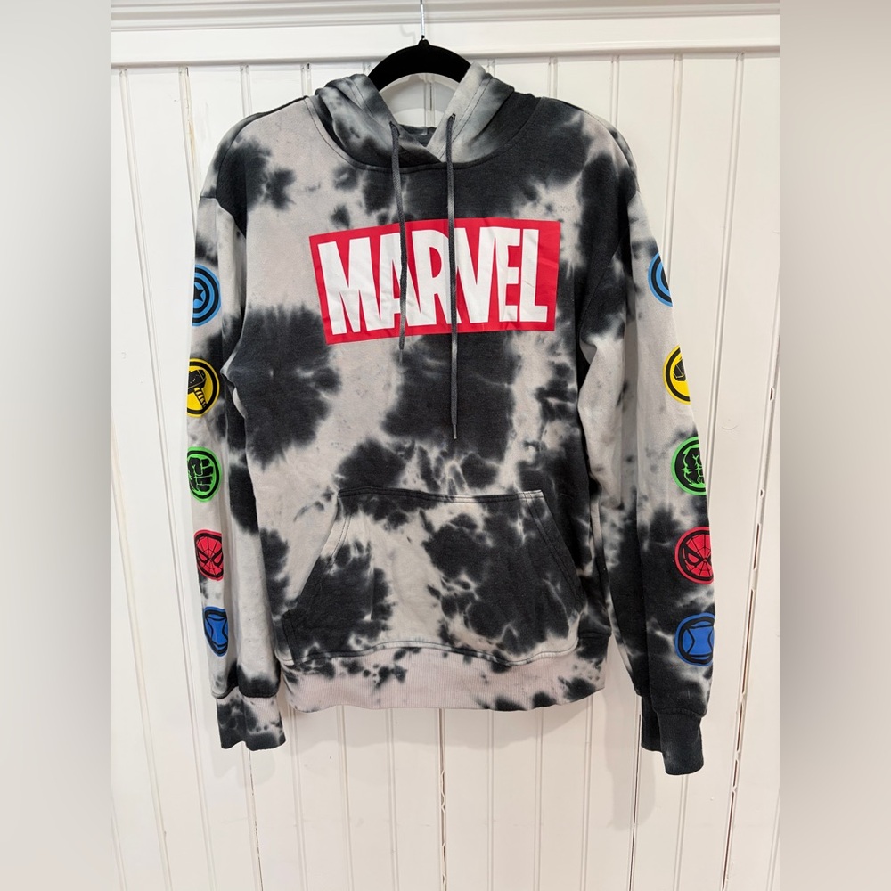 Marvel Tie-Dye Hoodie Unisex (S)